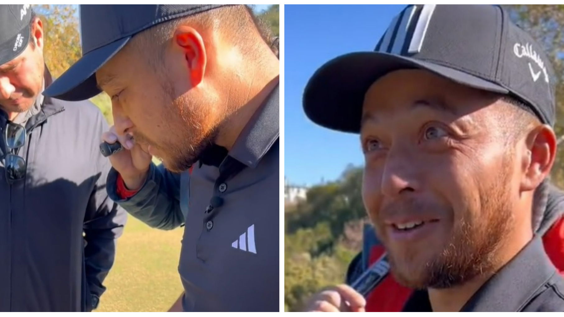 Xander Schauffele had an NSFW reaction to England going behind at the World Cup